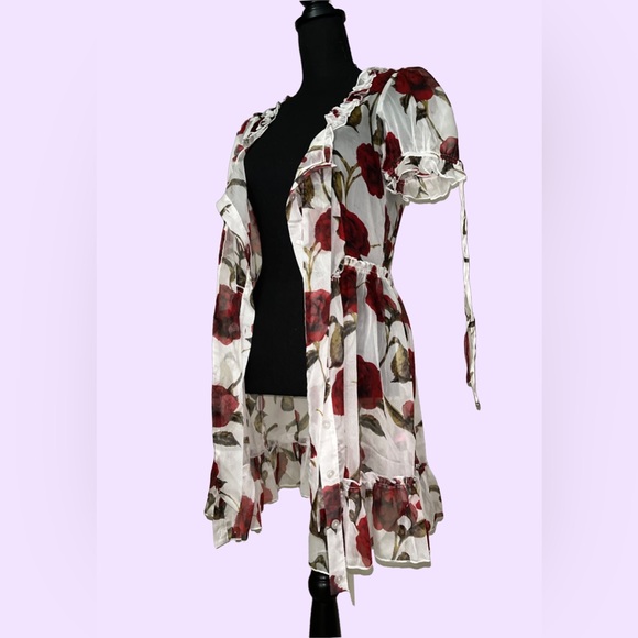 SUGAR THRILLZ Rose Chiffon Dress - Picture 4 of 7